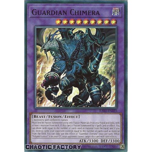 RA02-EN023 Guardian Chimera Super Rare 1st Edition NM