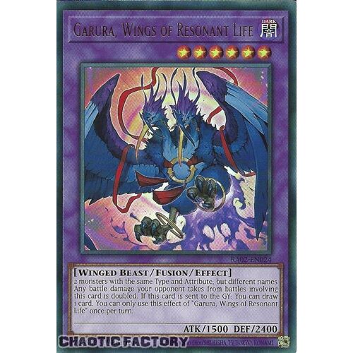 RA02-EN024 Garura, Wings of Resonant Life Ultra Rare 1st Edition NM