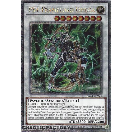 Quarter Century Secret Rare RA02-EN028 PSY-Framelord Omega 1st Edition NM
