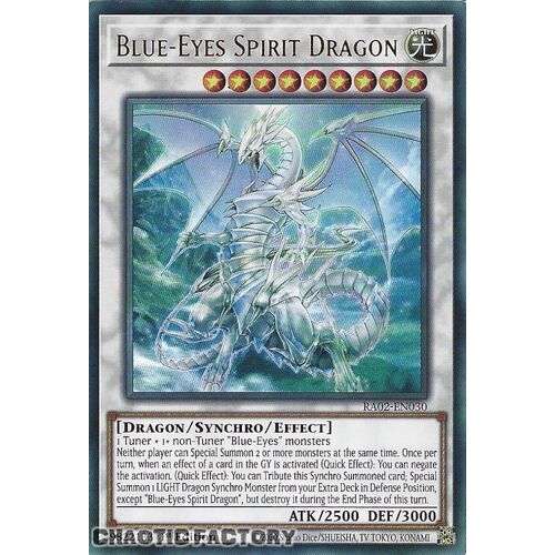 RA02-EN030 Blue-Eyes Spirit Dragon Ultra Rare 1st Edition NM