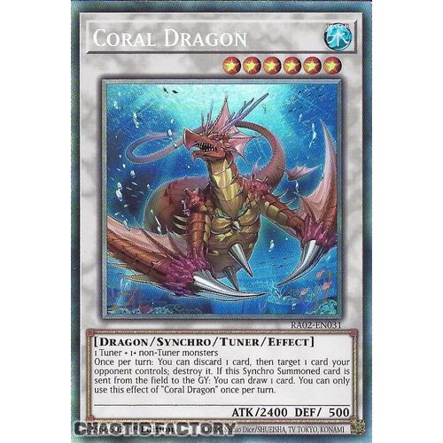 Collector's Rare RA02-EN031 Coral Dragon 1st Edition NM