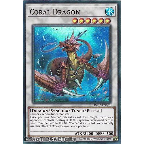 RA02-EN031 Coral Dragon Super Rare 1st Edition NM