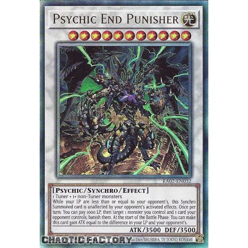 Ultimate Rare RA02-EN032 Psychic End Punisher 1st Edition NM