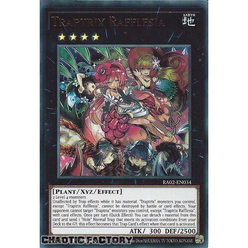 RA02-EN034 Traptrix Rafflesia Ultra Rare 1st Edition NM