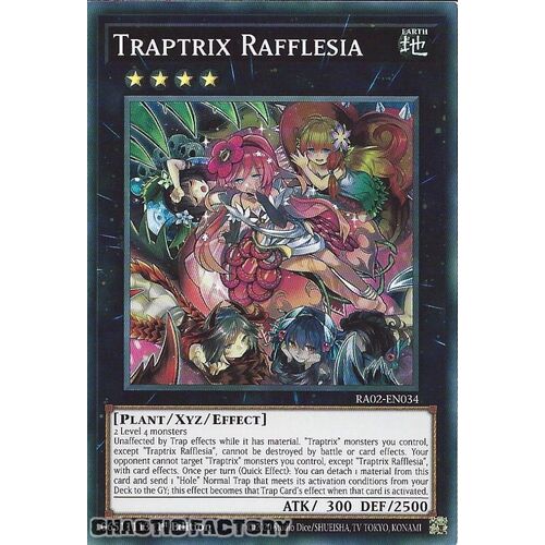 RA02-EN034 Traptrix Rafflesia Super Rare 1st Edition NM