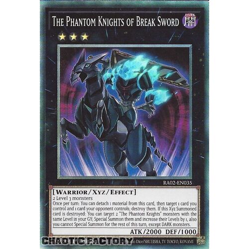 Collector's Rare RA02-EN035 The Phantom Knights of Break Sword 1st Edition NM