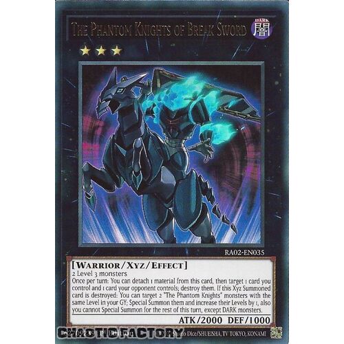RA02-EN035 The Phantom Knights of Break Sword Ultra Rare 1st Edition NM