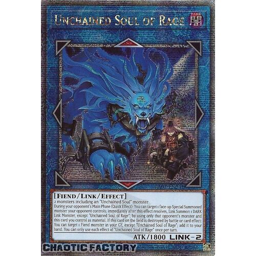 Quarter Century Secret Rare RA02-EN041 Unchained Soul of Rage 1st Edition NM
