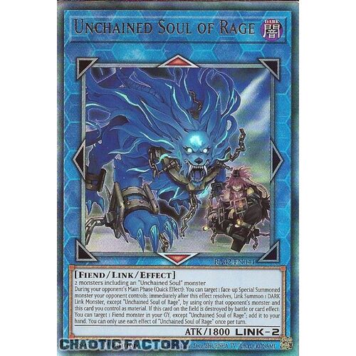 Ultimate Rare RA02-EN041 Unchained Soul of Rage 1st Edition NM