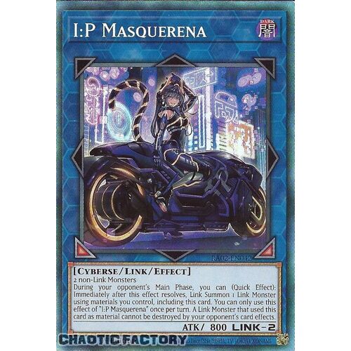 Collector's Rare RA02-EN042 I:P Masquerena (alternate art) 1st Edition NM