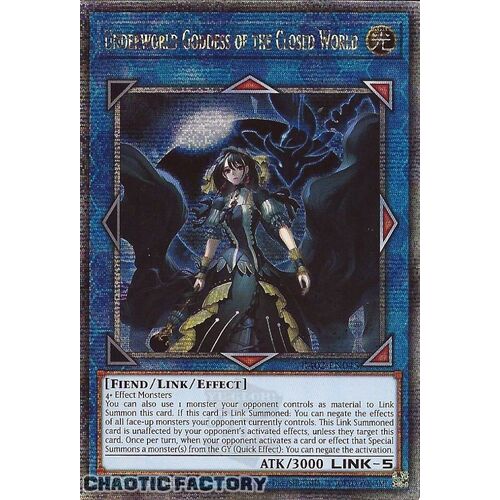 Quarter Century Secret Rare RA02-EN045 Underworld Goddess of the Closed World 1st Edition NM
