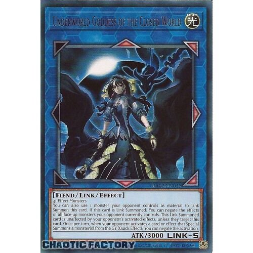 RA02-EN045 Underworld Goddess of the Closed World Ultra Rare 1st Edition NM