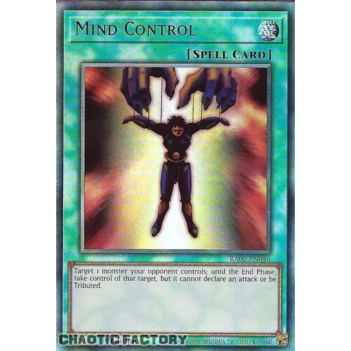 Ultimate Rare RA02-EN046 Mind Control 1st Edition NM