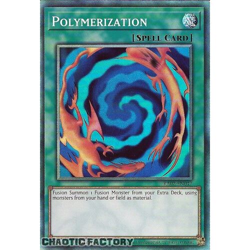 Collector's Rare RA02-EN047 Polymerization 1st Edition NM