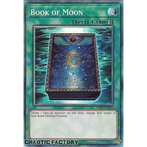 Collector's Rare RA02-EN050 Book of Moon 1st Edition NM