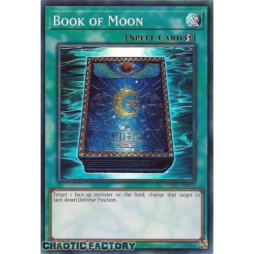 RA02-EN050 Book of Moon Super Rare 1st Edition NM