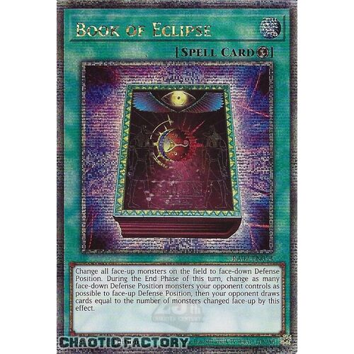 Quarter Century Secret Rare RA02-EN054 Book of Eclipse 1st Edition NM