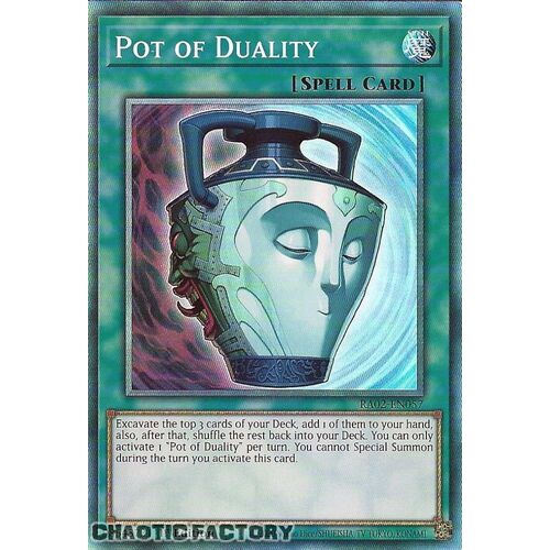 Collector's Rare RA02-EN057 Pot of Duality 1st Edition NM