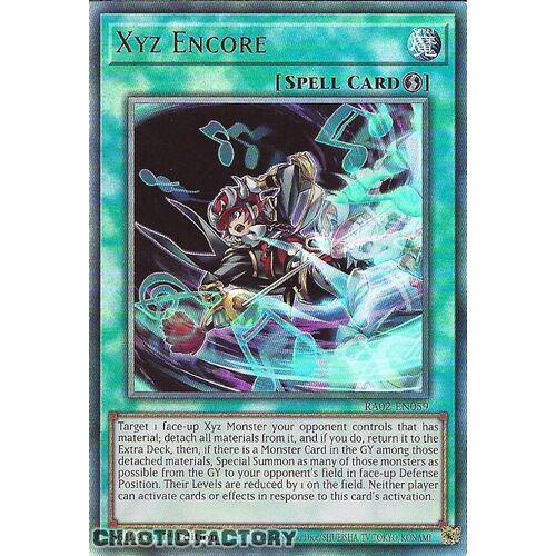 Ultimate Rare RA02-EN059 Xyz Encore 1st Edition NM