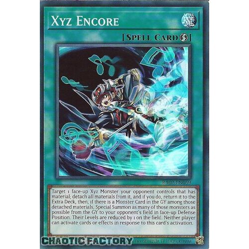 RA02-EN059 Xyz Encore Super Rare 1st Edition NM