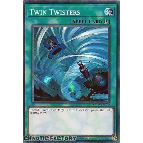 RA02-EN060 Twin Twisters Super Rare 1st Edition NM
