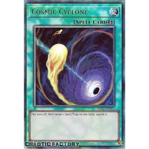 Ultimate Rare RA02-EN061 Cosmic Cyclone 1st Edition NM