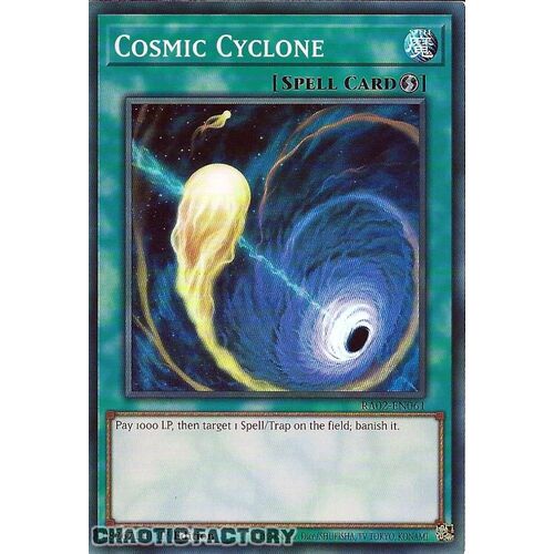 RA02-EN061 Cosmic Cyclone Super Rare 1st Edition NM