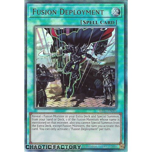 Ultimate Rare RA02-EN065 Fusion Deployment 1st Edition NM