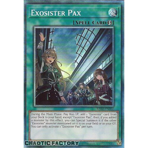 Collector's Rare RA02-EN066 Exosister Pax 1st Edition NM