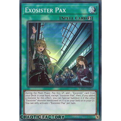 RA02-EN066 Exosister Pax Super Rare 1st Edition NM