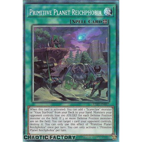 Collector's Rare RA02-EN067 Primitive Planet Reichphobia 1st Edition NM