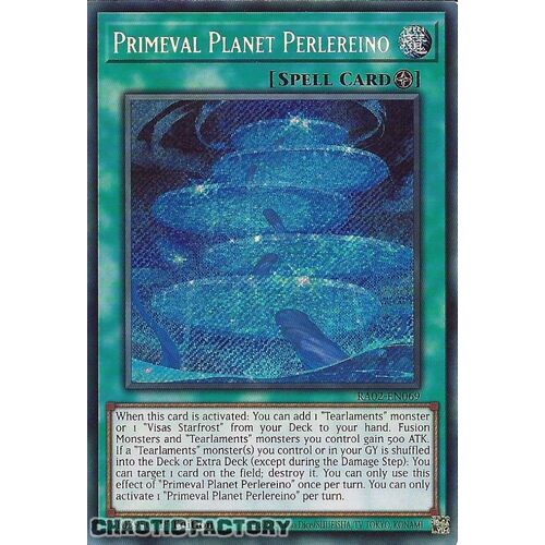 RA02-EN069 Primeval Planet Perlereino Secret Rare 1st Edition NM