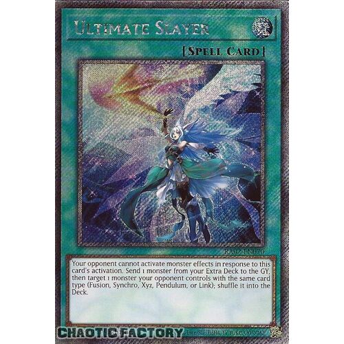Platinum Secret Rare RA02-EN070 Ultimate Slayer 1st Edition NM