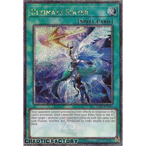 Quarter Century Secret Rare RA02-EN070 Ultimate Slayer 1st Edition NM