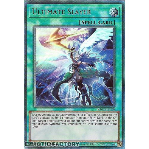Ultimate Rare RA02-EN070 Ultimate Slayer 1st Edition NM