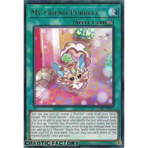 RA02-EN071 My Friend Purrely Ultra Rare 1st Edition NM