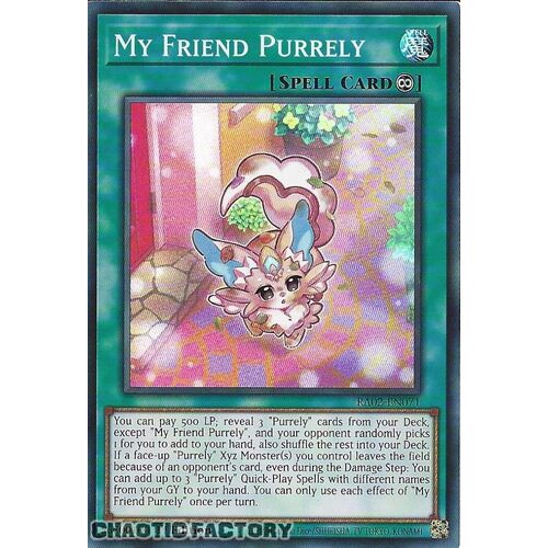 RA02-EN071 My Friend Purrely Super Rare 1st Edition NM