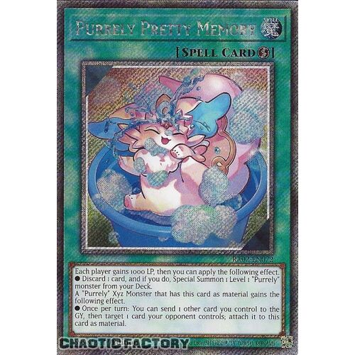 Platinum Secret Rare RA02-EN072 Purrely Pretty Memory 1st Edition NM