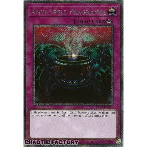 Platinum Secret Rare RA02-EN076 Anti-Spell Fragrance 1st Edition NM