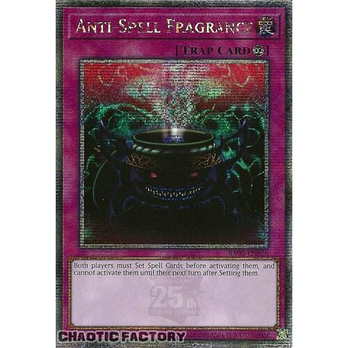 Quarter Century Secret Rare RA02-EN076 Anti-Spell Fragrance 1st Edition NM