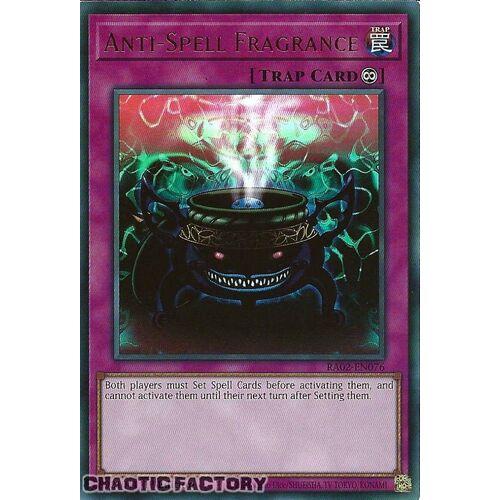 RA02-EN076 Anti-Spell Fragrance Ultra Rare 1st Edition NM