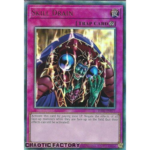 Ultimate Rare RA02-EN077 Skill Drain 1st Edition NM