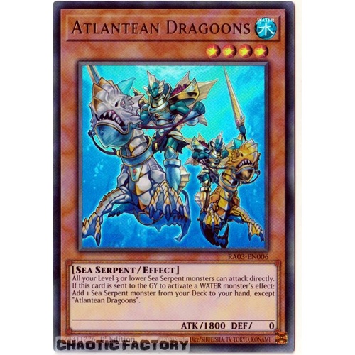 RA03-EN006 Atlantean Dragoons Ultra Rare 1st Edition NM