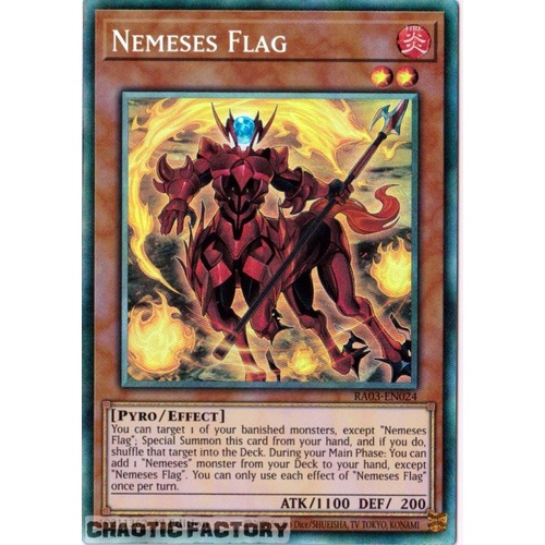 RA03-EN024 Nemeses Flag Collector's Rare 1st Edition NM