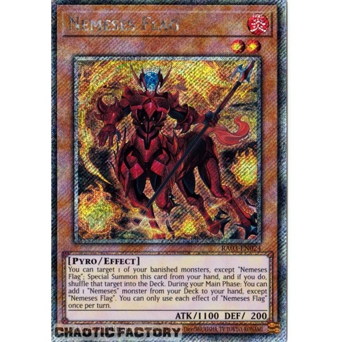 RA03-EN024 Nemeses Flag Platinum Secret Rare 1st Edition NM