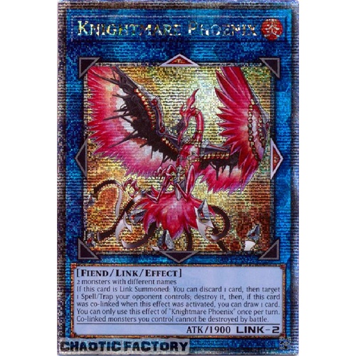 RA03-EN042 Knightmare Phoenix Quarter Century Secret Rare 1st Edition NM