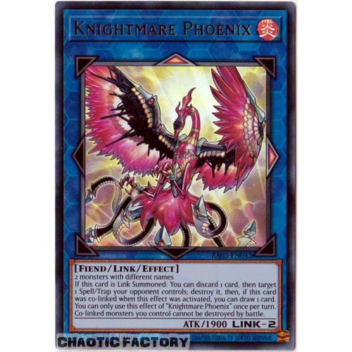 RA03-EN042 Knightmare Phoenix Ultra Rare 1st Edition NM