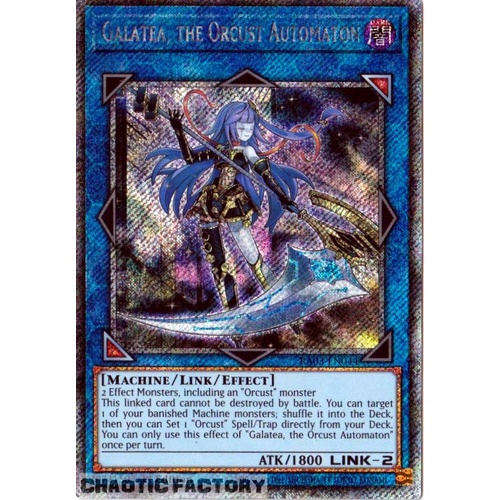 RA03-EN044 Galatea, the Orcust Automaton Platinum Secret Rare 1st Edition NM