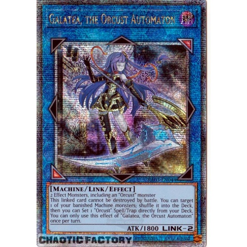 RA03-EN044 Galatea, the Orcust Automaton Quarter Century Secret Rare 1st Edition NM