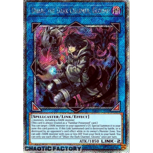 RA03-EN048 Dharc the Dark Charmer, Gloomy Platinum Secret Rare 1st Edition NM